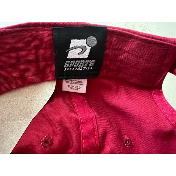 University of Oklahoma Crimson Red Adjustable Hat - Picture 6 of 8